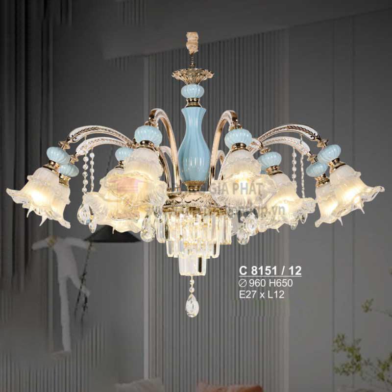 Đèn chùm trang trí Sano - E27*L12 - Ø960*H650