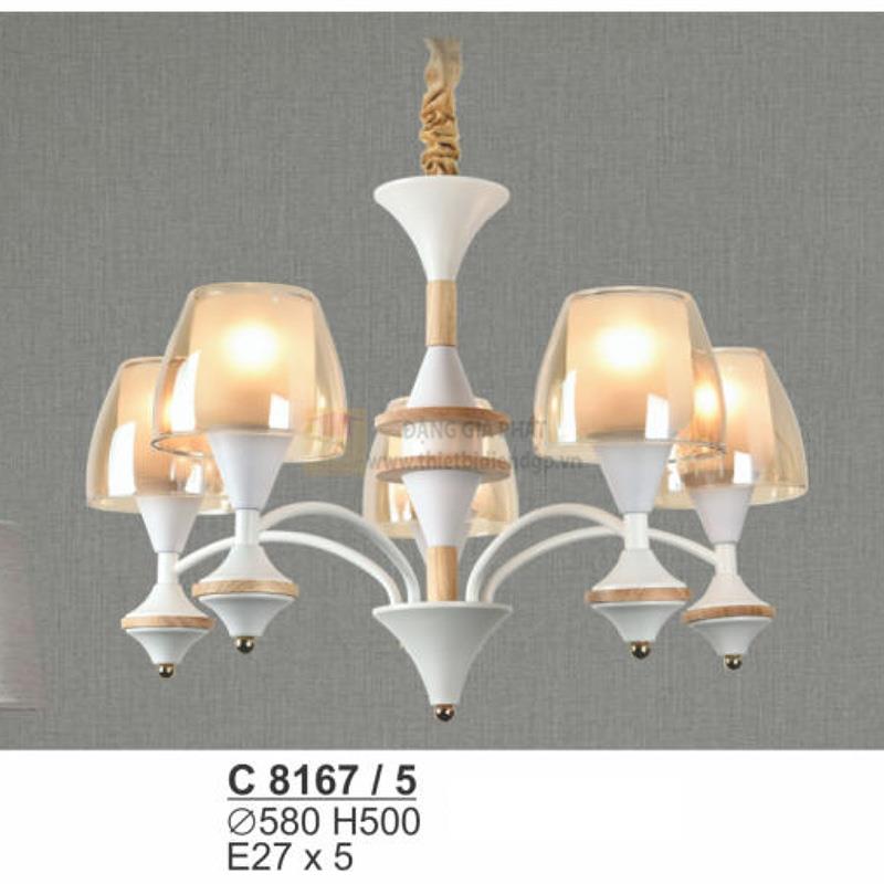 Đèn chùm trang trí - E27*5 - Ø580*H500