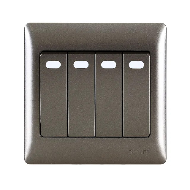 Bộ công tắc bốn 2 chiều CHINT NEW7-G00801A 10AX 250V