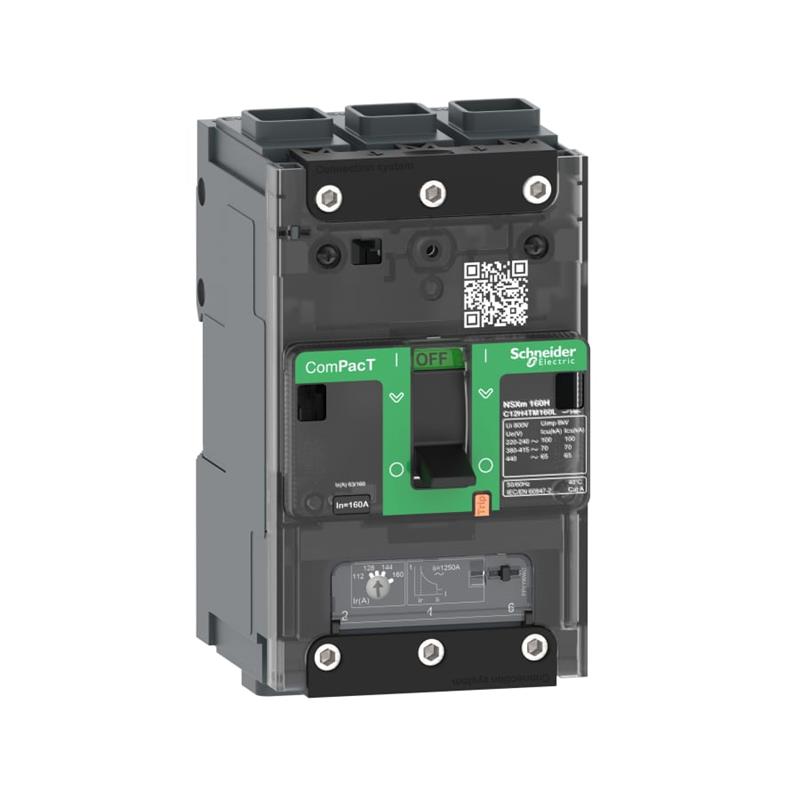 Bộ ngắt mạch ComPacT NSXm160N 50Ka Ac Tmd Elink