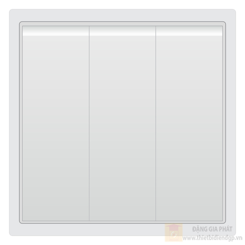 Bộ công tắc 3 nút nhấn 1 chiều Duhal cổ điển S1 series