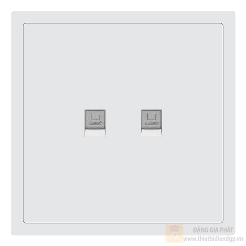 Bộ ổ cắm mạng đôi cổ điển S1 series Duhal