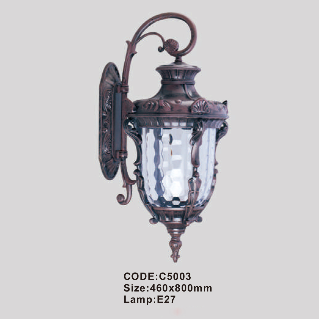 Đèn tường ngoài trời Slister 460*800mm - E27