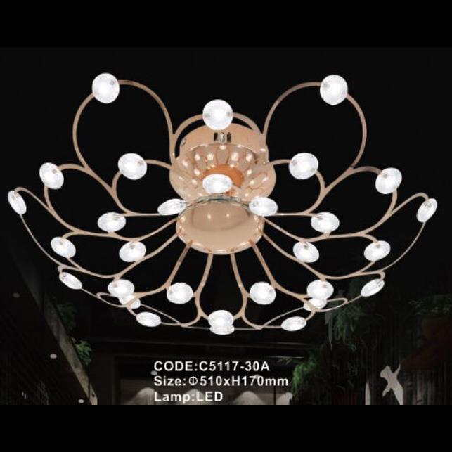 Đèn ốp trần cao cấp - Ø510*700*H120 mm