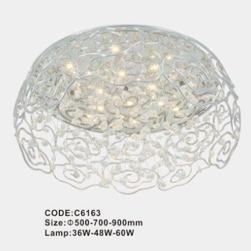 Đèn mâm ốp trần phong cách hiện đại