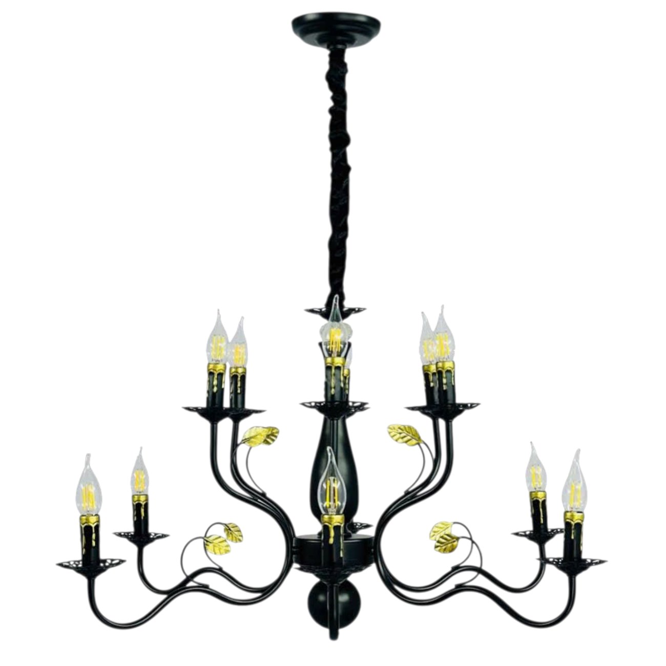 Đèn chùm nến 355 decor W850*H500 - E14*12