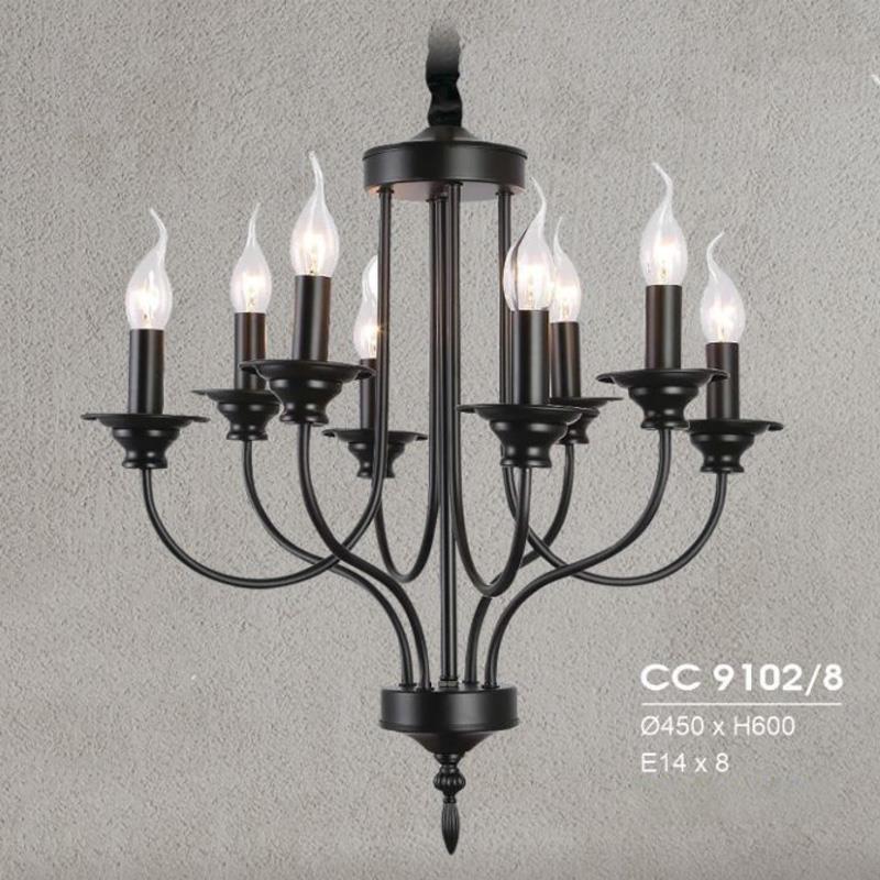Đèn chùm cổ điển Hufa Ø450*H600, E14*8