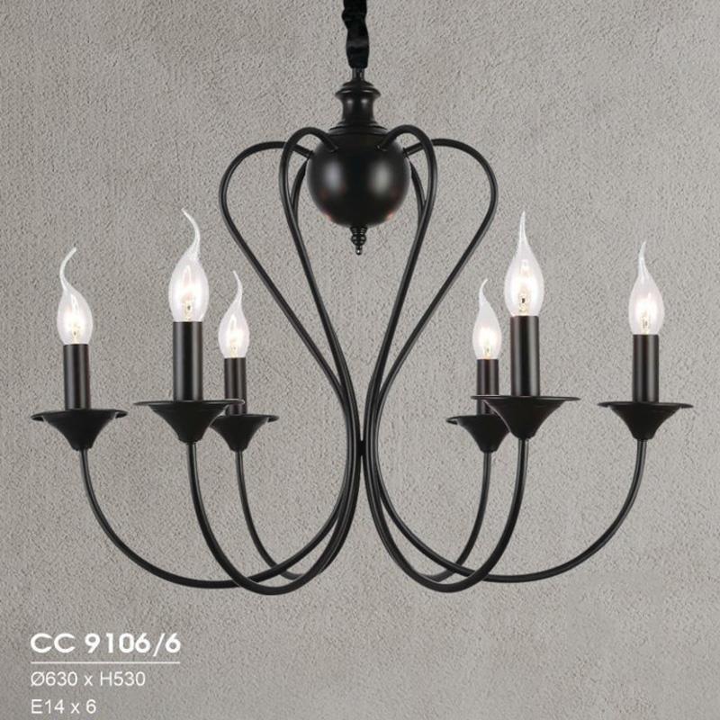 Đèn chùm cổ điển Hufa Ø630*H530, E14*6