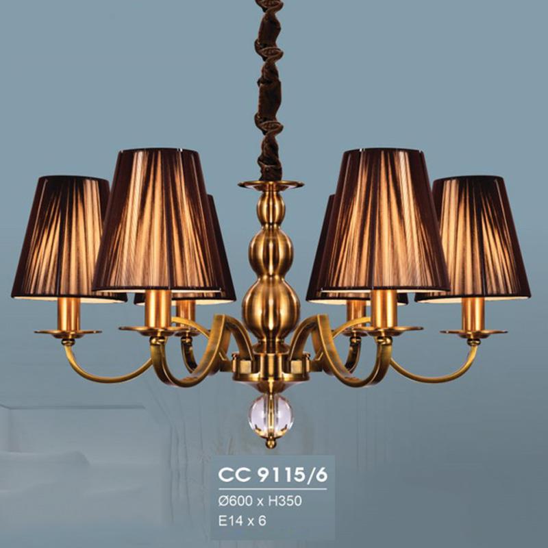 Đèn chùm cổ điển Hufa Ø600*H350, E14*6