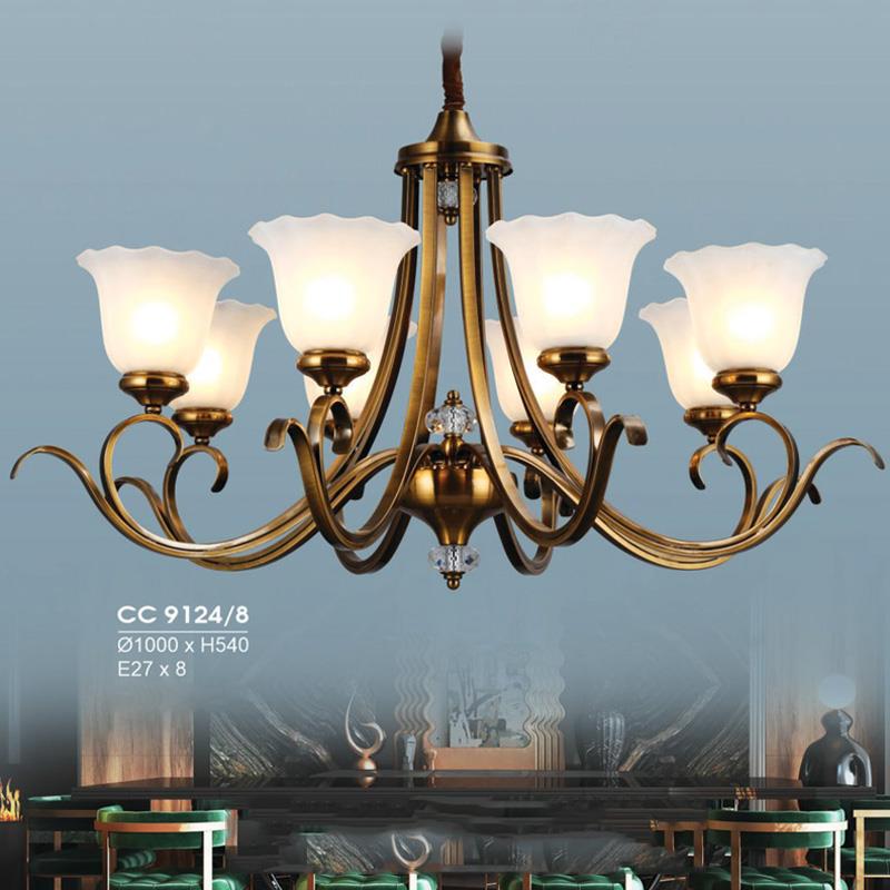 Đèn chùm cổ điển Hufa Ø1000*H540, E27*8