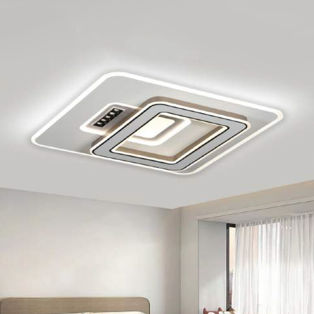 Đèn mâm vuông Veronia Ø630*H130 - ánh sáng 3 CĐ