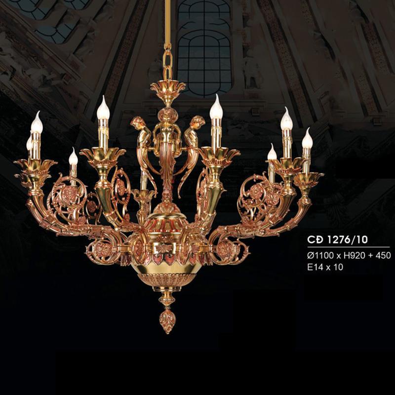 Đèn chùm đồng Hufa Ø1100*H920+450, E14*10