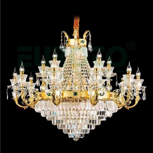 Đèn chùm pha lê Ø1010*H680 + 500 - E14*15+18