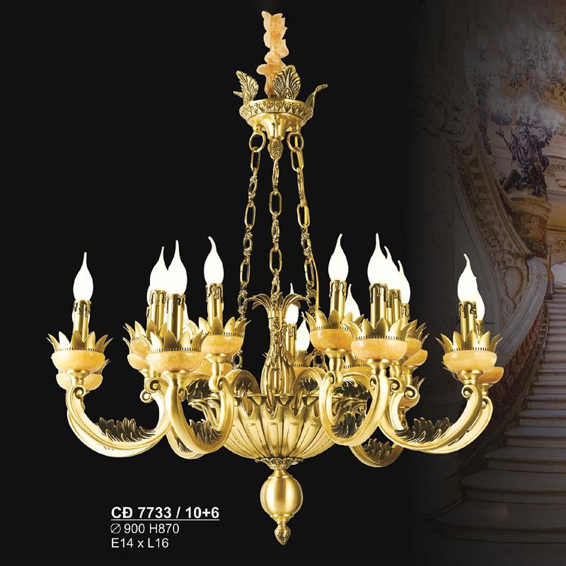 Đèn chùm đồng Sano Ø900*H870 - E14*16