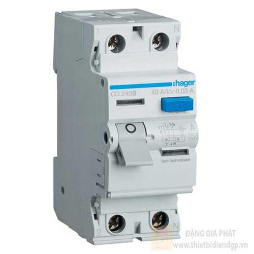 Cầu dao chống dòng rò, chống giật (RCCB 2P)