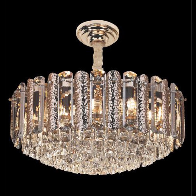 Đèn chùm pha lê K9 euroto - Ø600 x H260 - E14*15