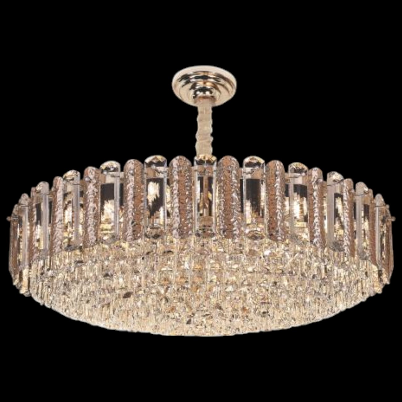 Đèn chùm pha lê euroto Ø1000 x H330 -E14*28 - Pha Lê K9