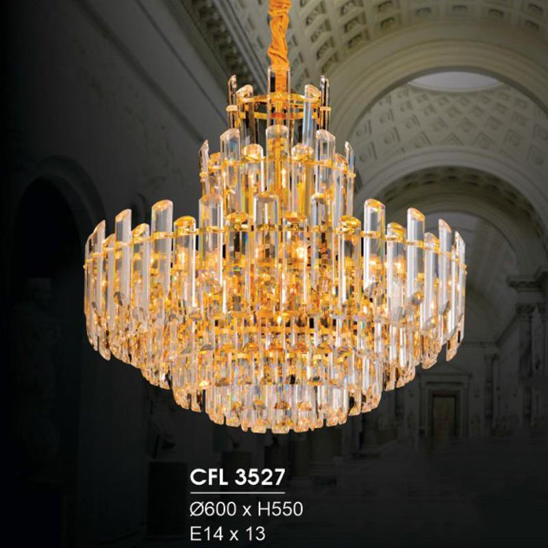 Đèn chùm pha lê Hufa Ø600*H550, E14*13