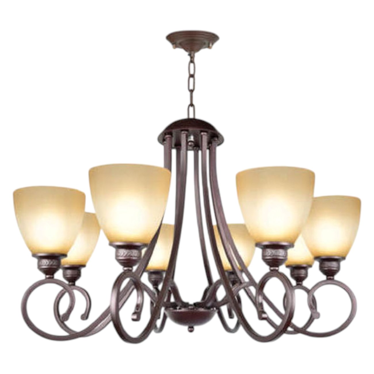 Đèn chùm thủy tinh Andora CH-8149/8 Ø770*H550 + 500 E27*8