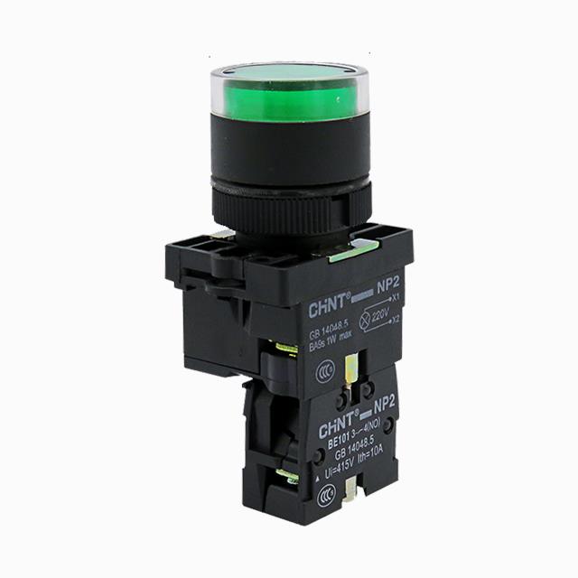 Nút nhấn nhả có đèn NP2-EW Ø22mm