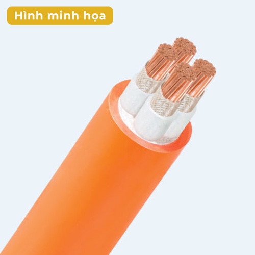 Cáp điện chậm cháy ruột đồng CXV/FRT LiOA 4 lõi