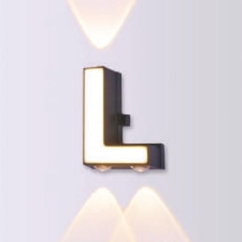 Đèn vách Led trang trí CHỮ L 8W - 3000k