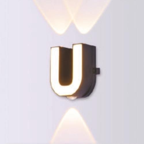 Đèn vách Led trang trí CHỮ U 11W - 3000k