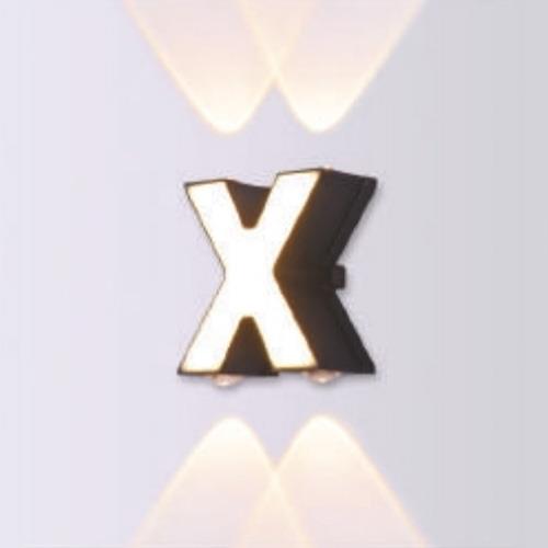 Đèn vách Led trang trí CHỮ X 12W - 3000k
