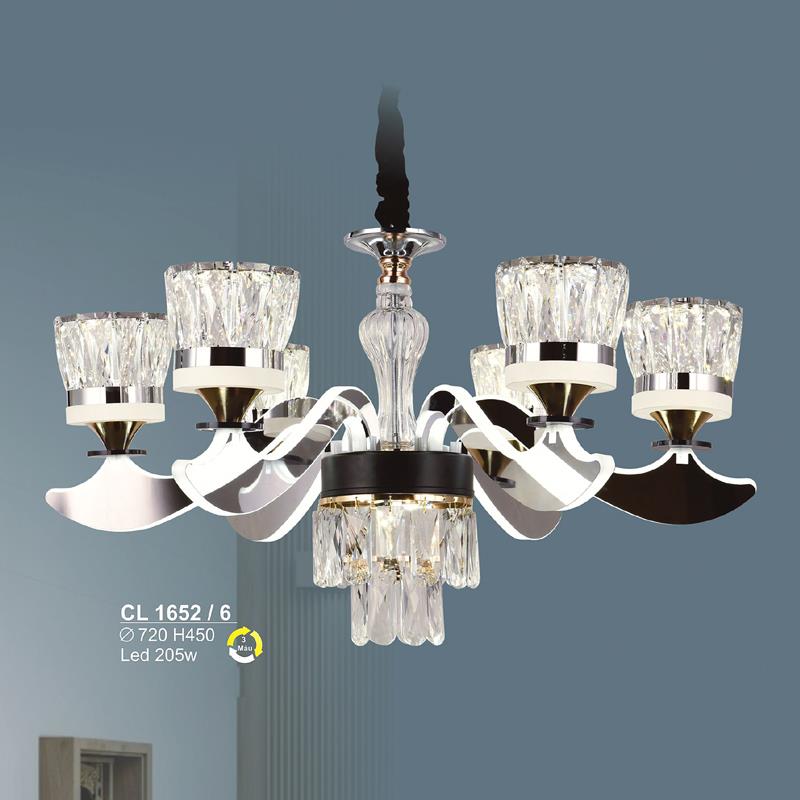 Đèn chùm LED 205W Sano Ø720*H450 - 3 màu ánh sáng