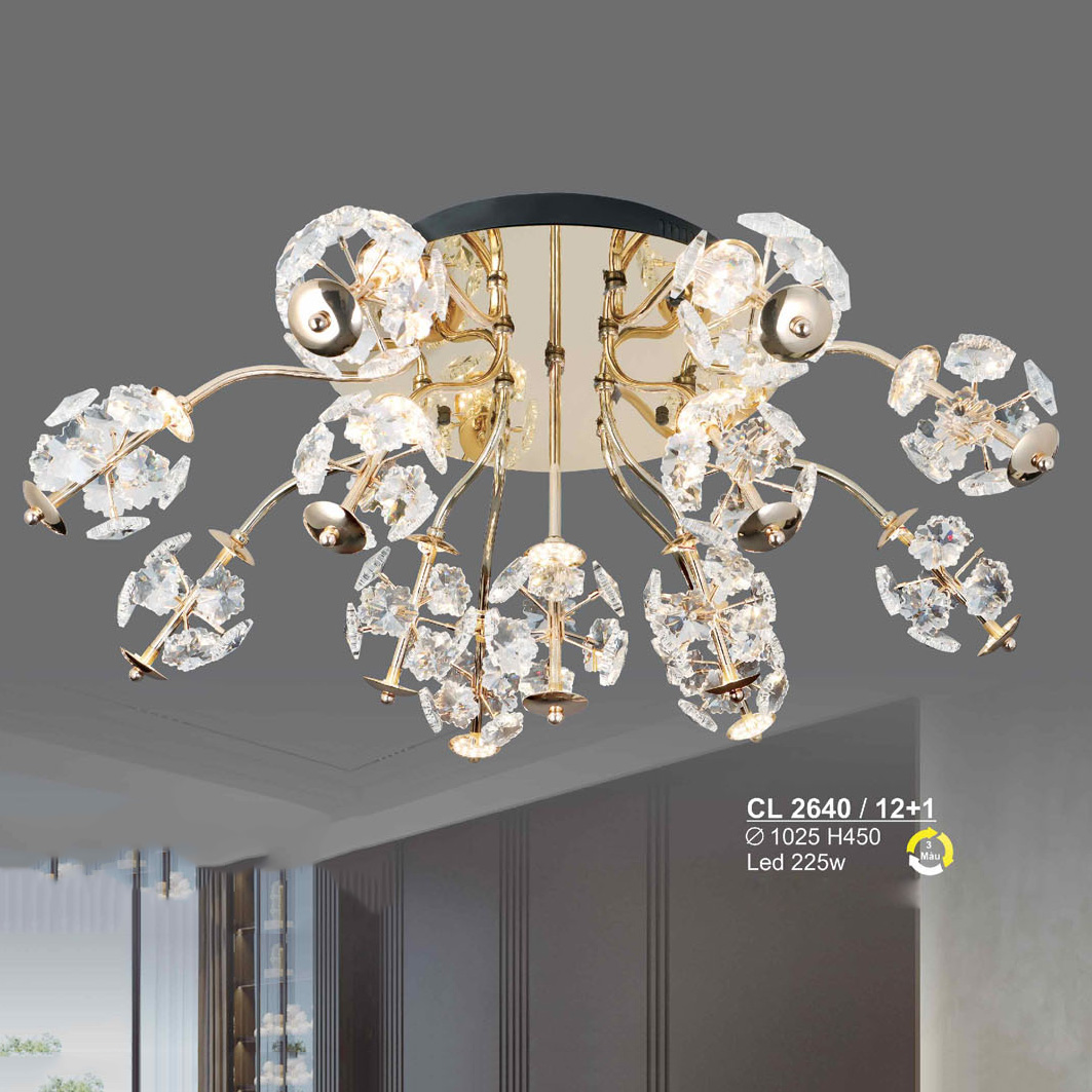 Đèn chùm led 225W Sano Ø1025*H450 - 3 màu