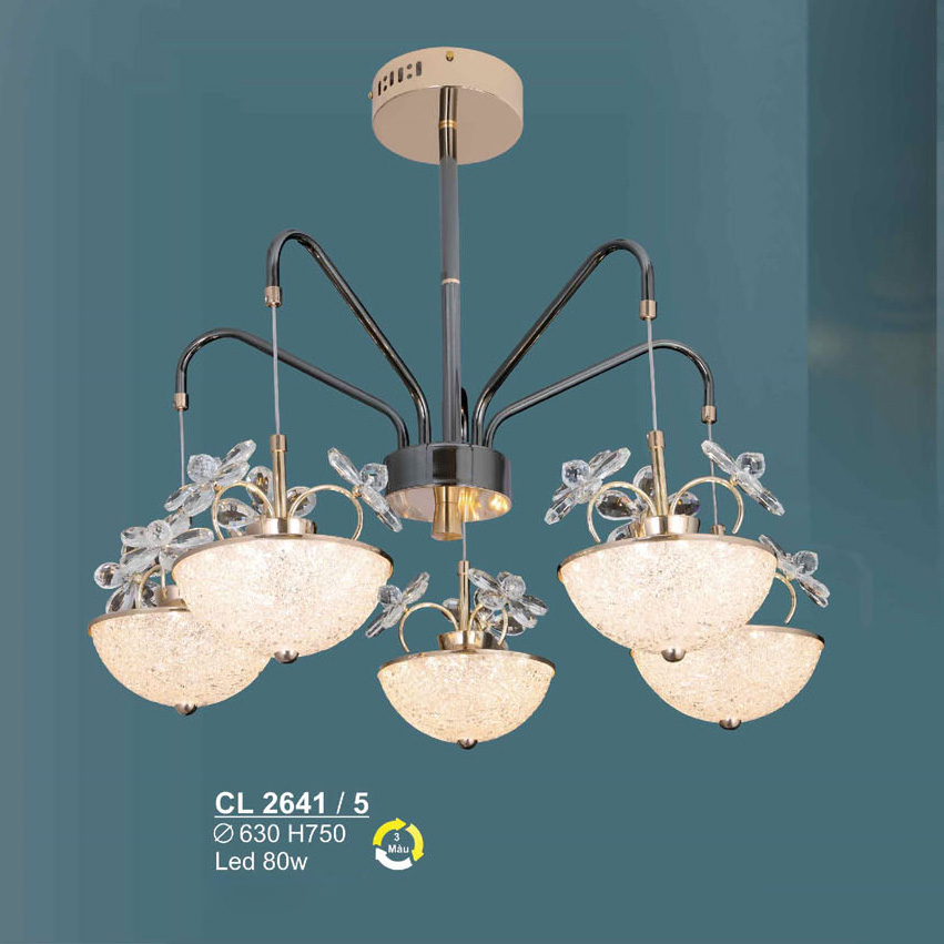 Đèn chùm led 80W Sano Ø630*H750 - 3 màu