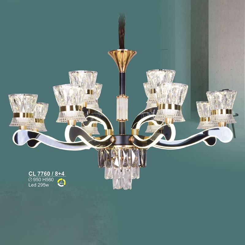 Đèn chùm LED 295W Sano Ø950*H560 - 3 màu ánh sáng