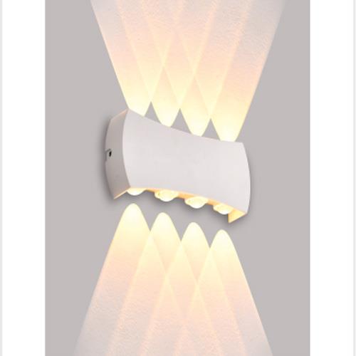 Đèn vách trang trí L215*W40*H80, LED 1W*8 - Bridgelux, Ánh sáng vàng