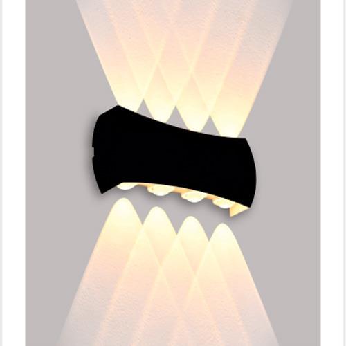 Đèn vách trang trí L215*W40*H80, LED 1W*8 - Bridgelux, Ánh sáng vàng