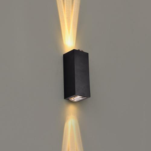 Đèn vách trang trí L67*W65*H180, COB 3W*2 - Bridgelux, Ánh sáng vàng