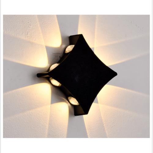 Đèn vách trang trí L190*W45*H190, COB 8*1W - Bridgelux, Ánh sáng vàng