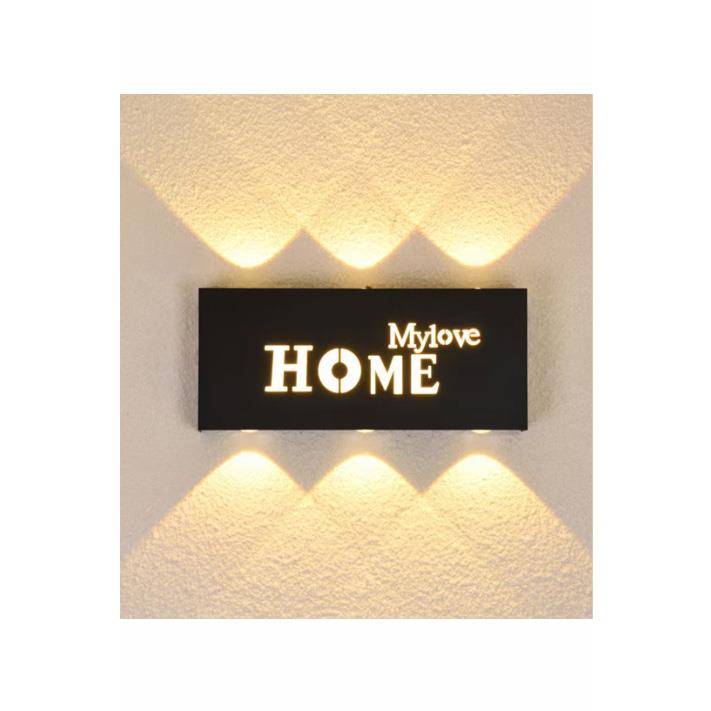 Đèn vách trang trí L205 x H100 - 1W x 6 + 3W - 3000k