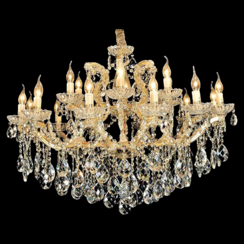 Đèn chùm nến pha lê L1000*H750