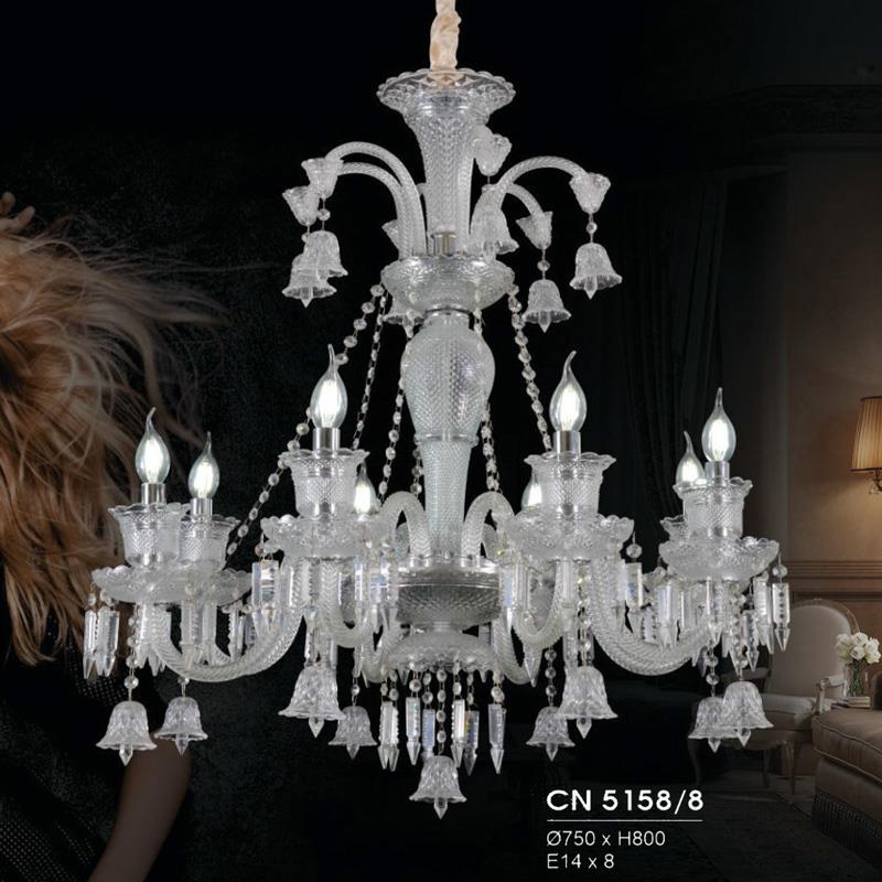 Đèn chùm nến Hufa Ø750*H800, E14*8