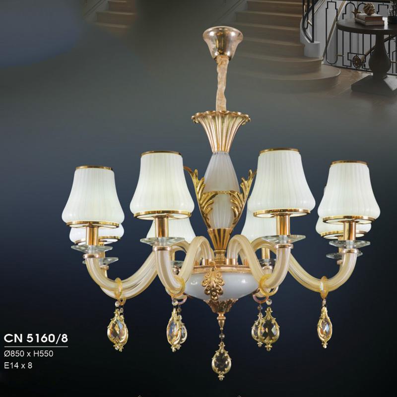 Đèn chùm nến Hufa Ø850*H550, E14*8