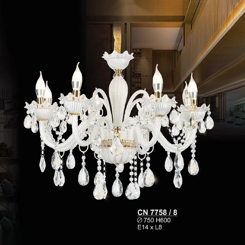 Đèn chùm nến Sano Ø750*H600 - E14*8