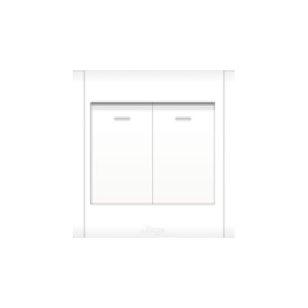 Công tắc đôi 1 chiều 16A/250V