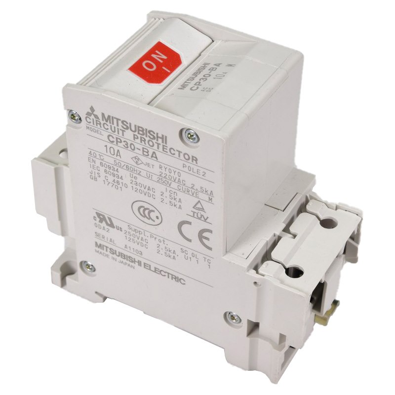 Thiết bị bảo vệ mạch Mitsubishi CP30-BA 2P 1-SD 0.1A A SQ dải cắt nhanh 1-SD