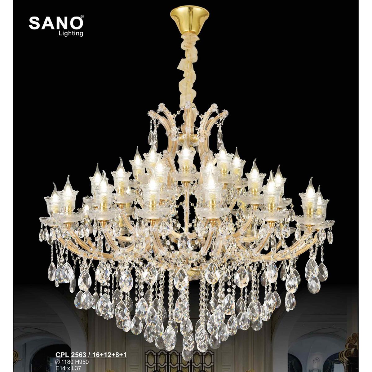 Đèn chùm pha lê SANO Ø1180*H950 - E14*L37