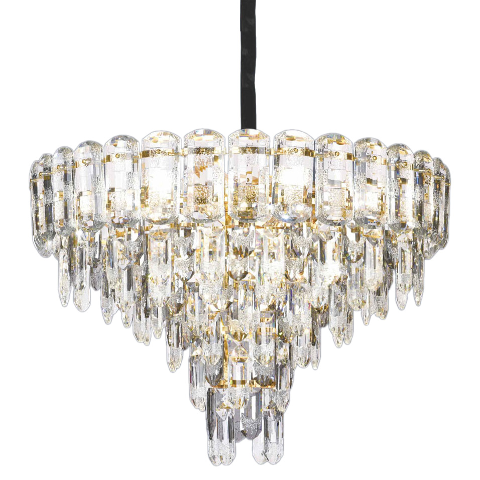 Đèn chùm pha lê SANO Ø800*H530 + 50cm - E14*L16