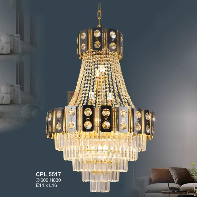 Đèn chùm Pha Lê Sano - E14*L16 - Ø600*H830