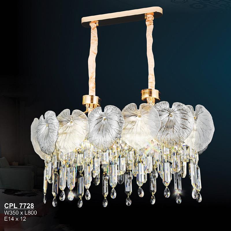 Đèn chùm pha lê Sano W350*L800 - E14*12