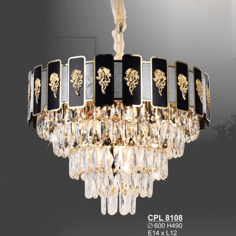 Đèn chùm Pha Lê Sano - E14*L12 - Ø600*H490