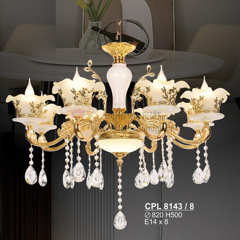 Đèn chùm Pha Lê Sano - E14*L8 - Ø820*H500