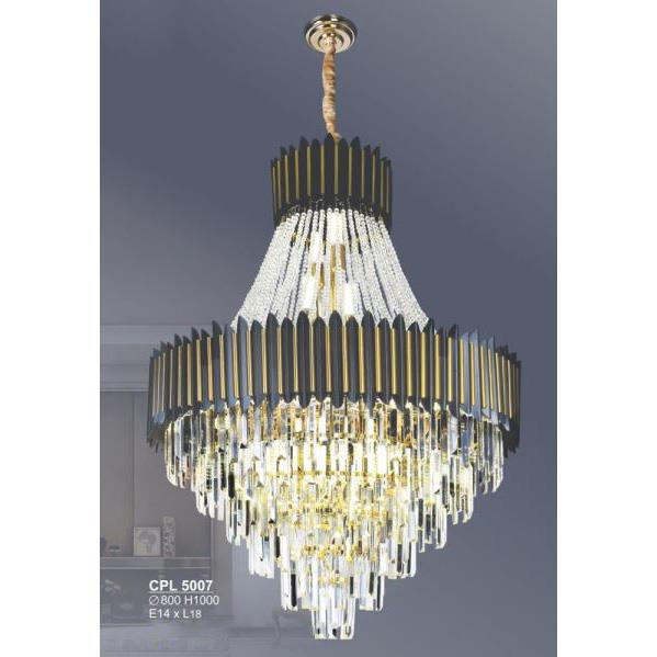 Đèn chùm pha lê Sano Ø800*H1000, E14*L18